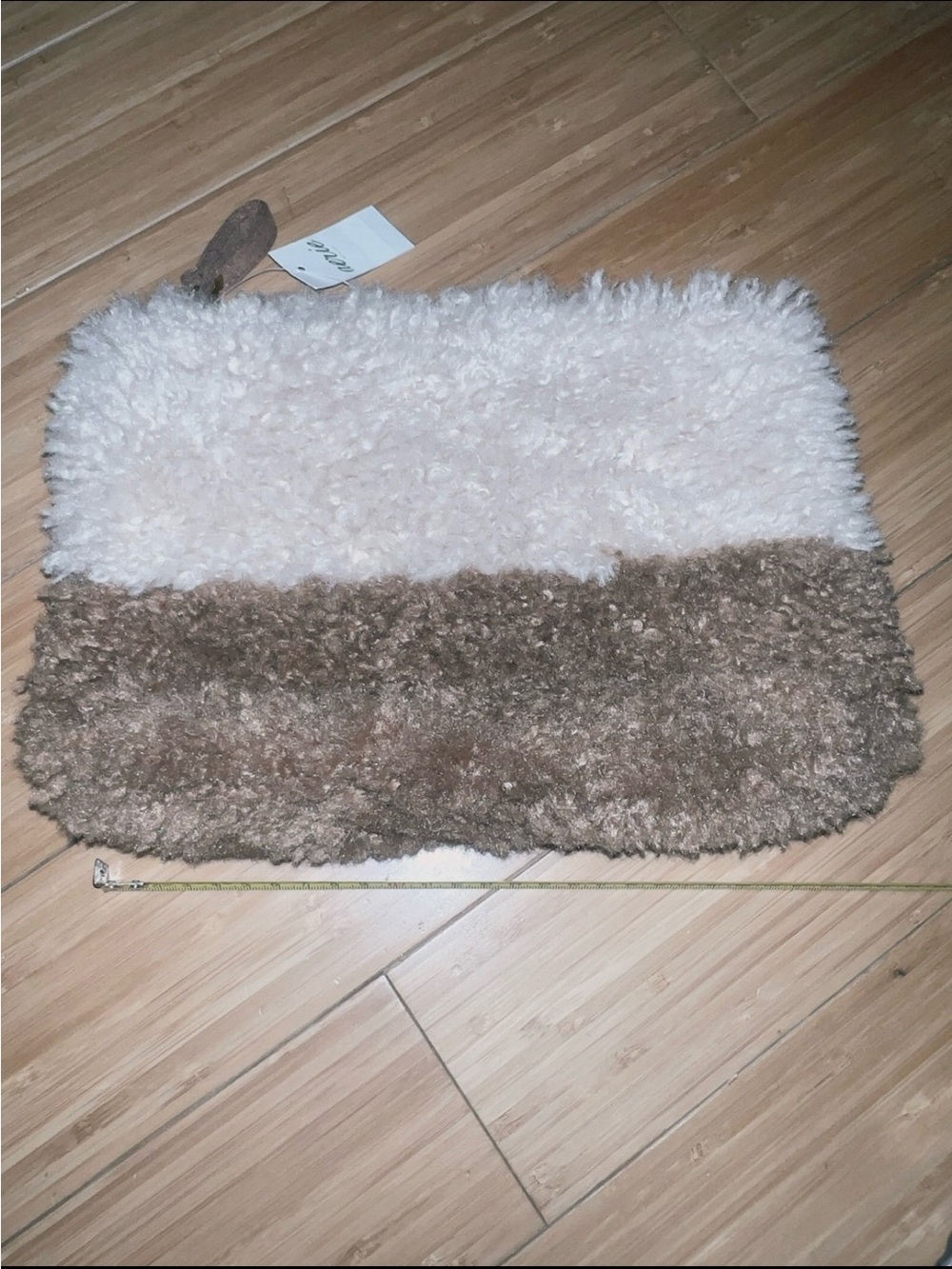 Aerie new furry soft clutch